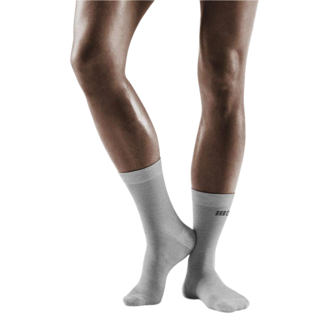 Allday Merino Mid Cut Compression Socks, Women, Light Grey
