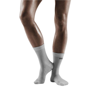 Allday Merino Mid Cut Compression Socks, Women, Light Grey