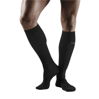 Allday Merino Tall Compression Socks, Men, Anthracite