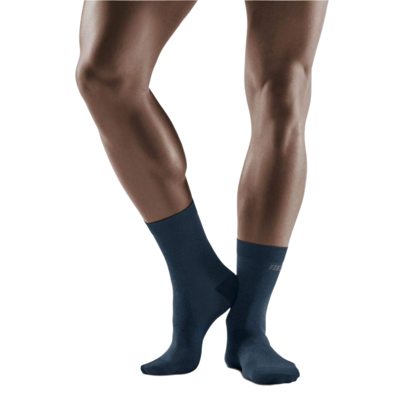 Allday Mid Cut Compression Socks, Men, Dark Blue