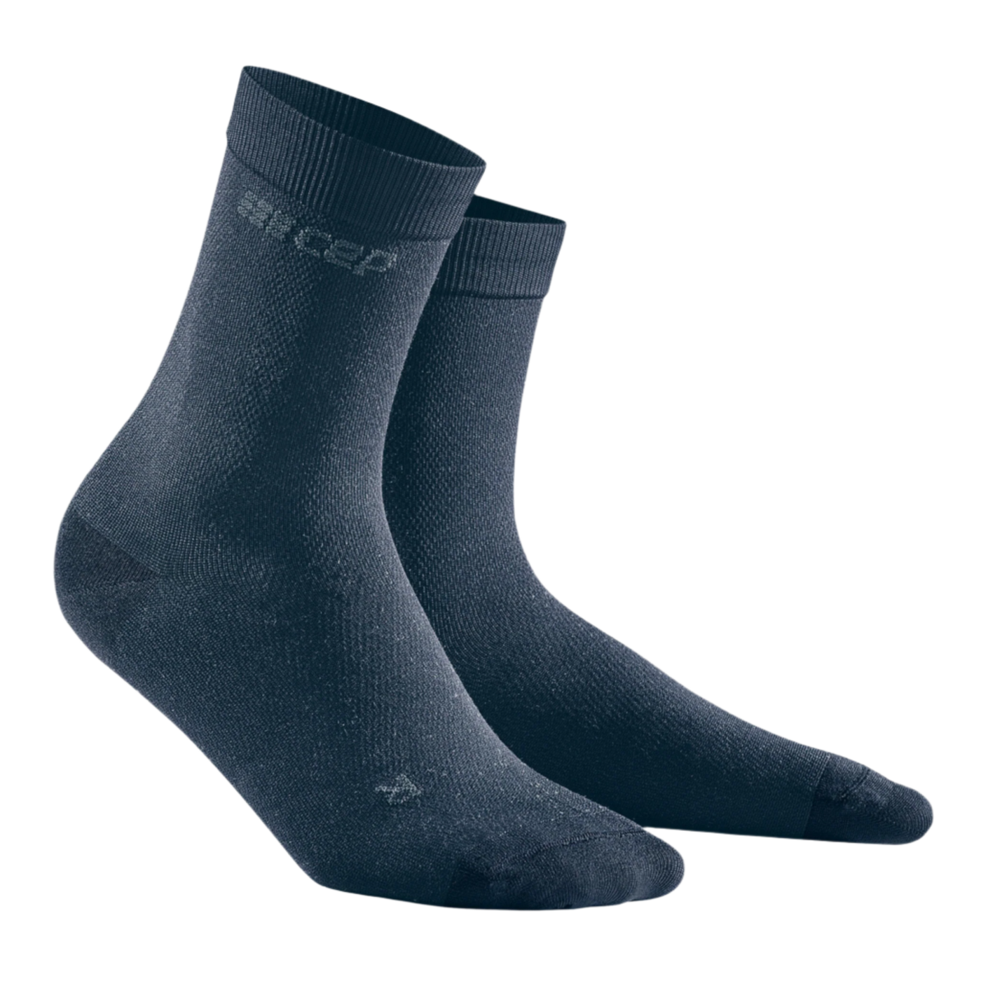 Allday Mid Cut Compression Socks, Men, Dark Blue, Side View