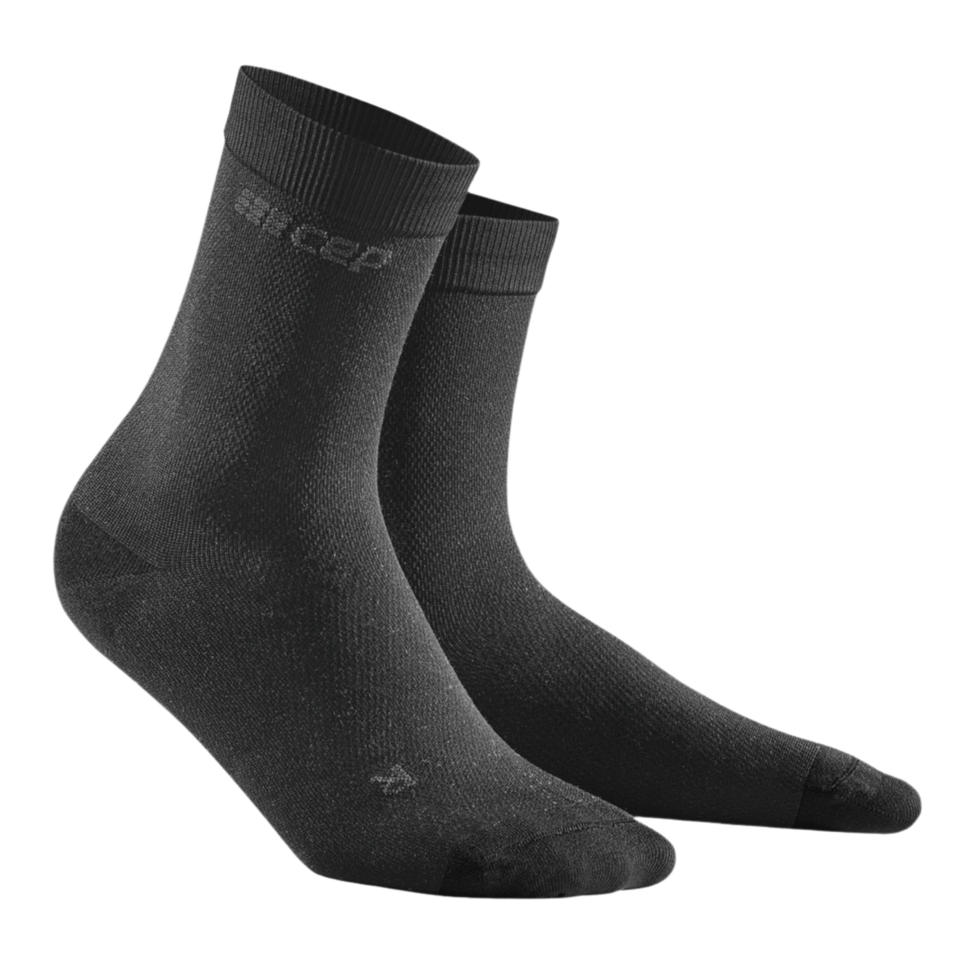 Allday Mid Cut Compression Socks, Men, Dark Grey, Side View