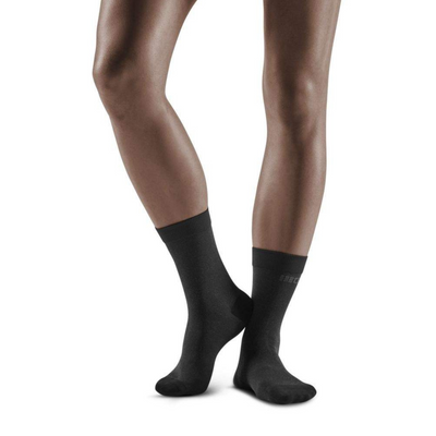 Allday Mid Cut Compression Socks, Women, Black