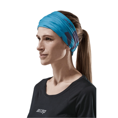 Bandana, Aqua/Grey, Model View