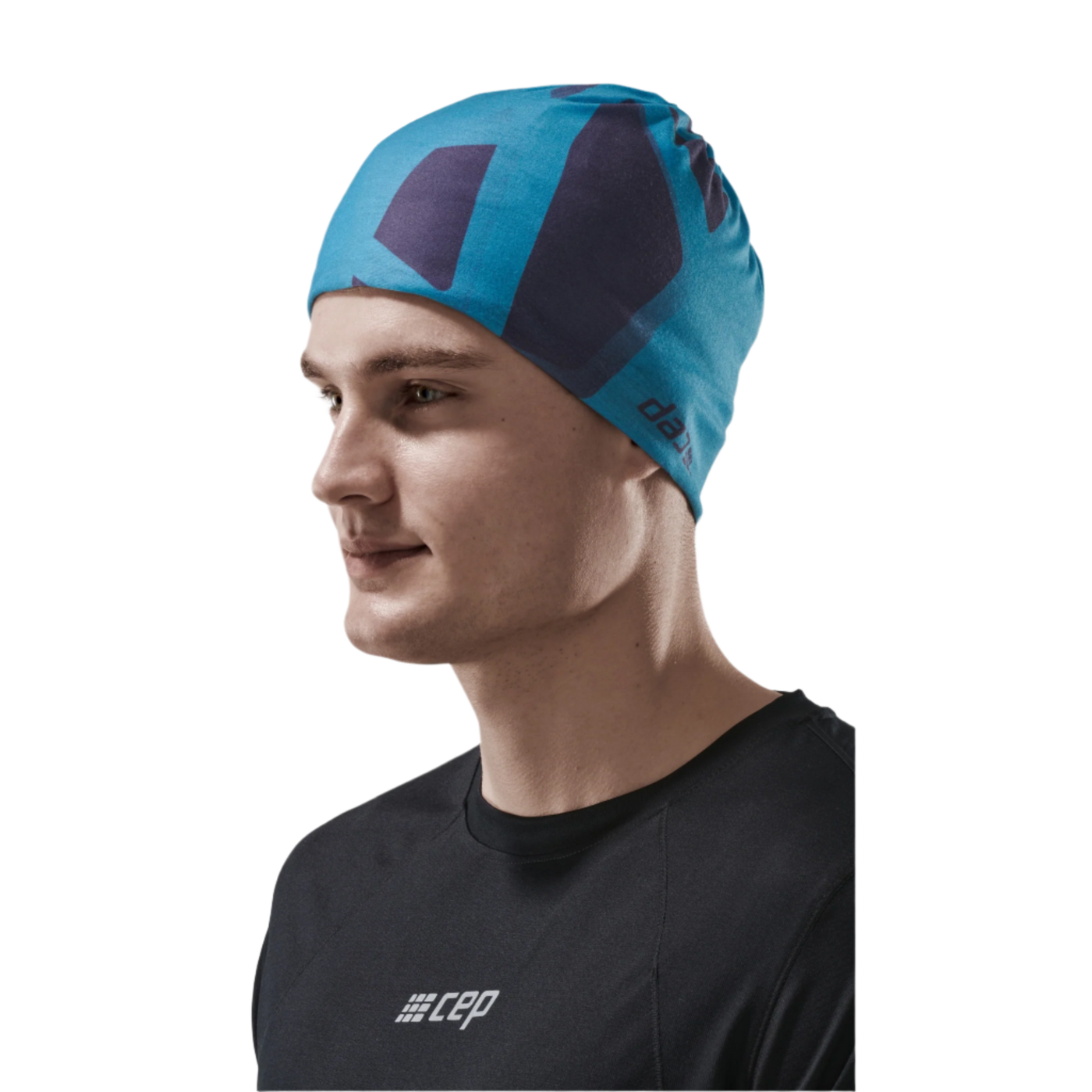 Bandana, Aqua/Grey, Model View 2