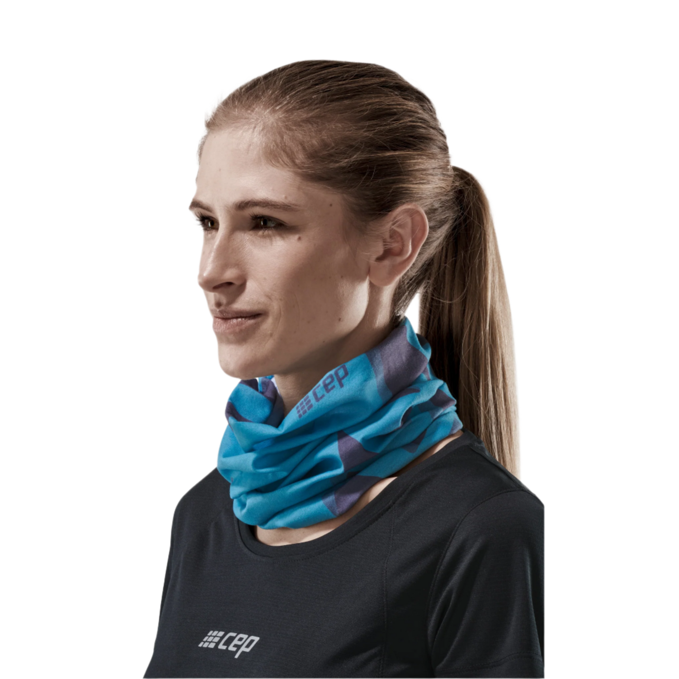 Bandana, Aqua/Grey, Alternate-View Model