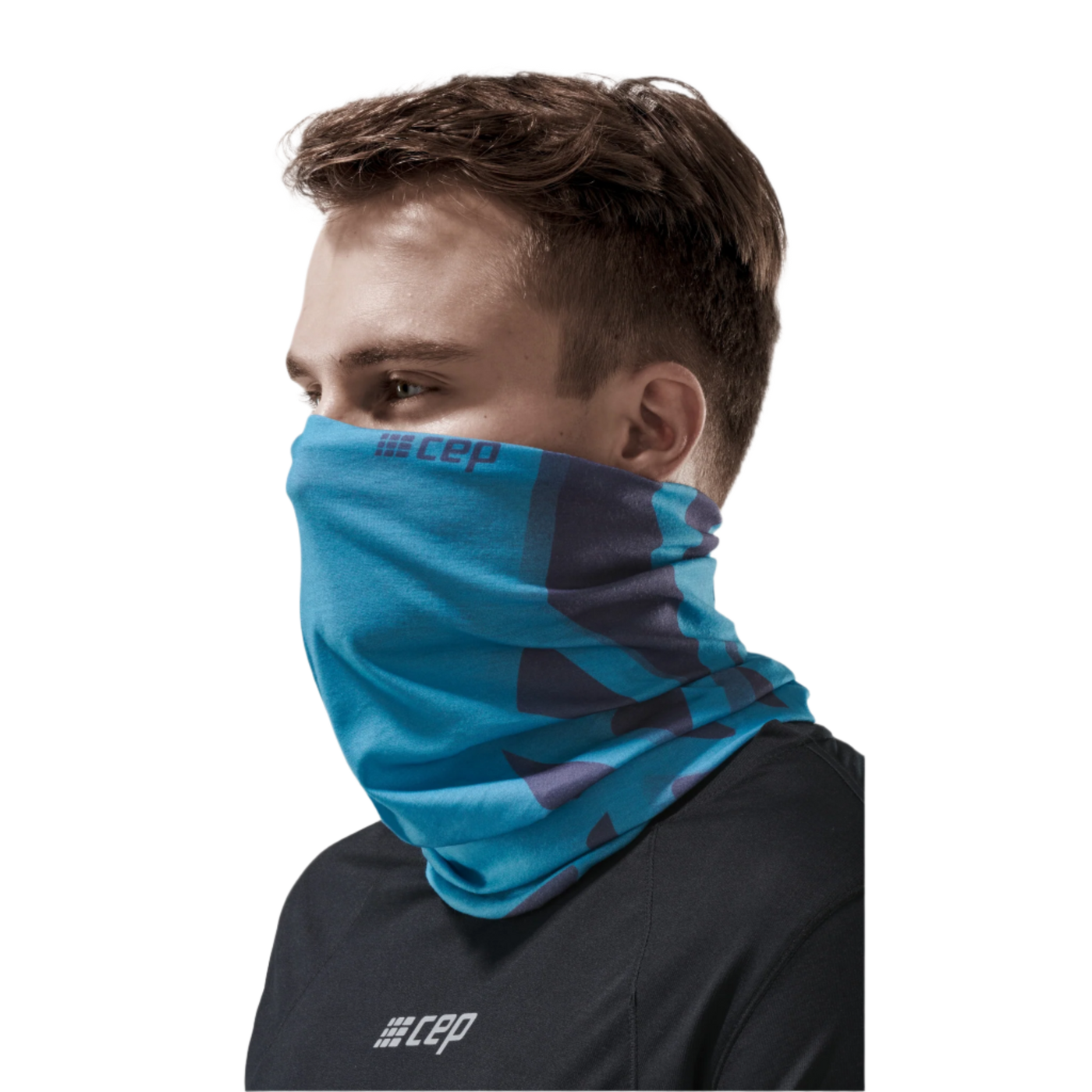 Bandana, Aqua/Grey, Alternate-View Model 4