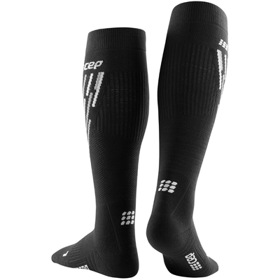Ski Thermo Socks, Women, Black/Anthracite - Rear View