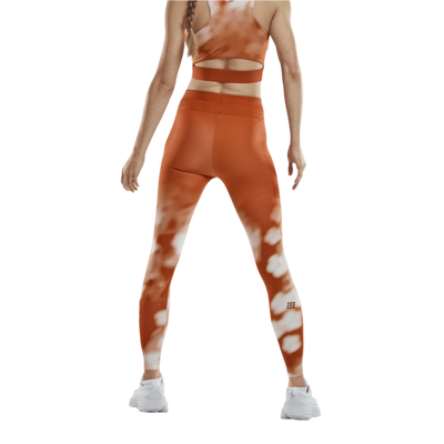 Bloom Tights, Women, Ginger Bloom, Back-View Model