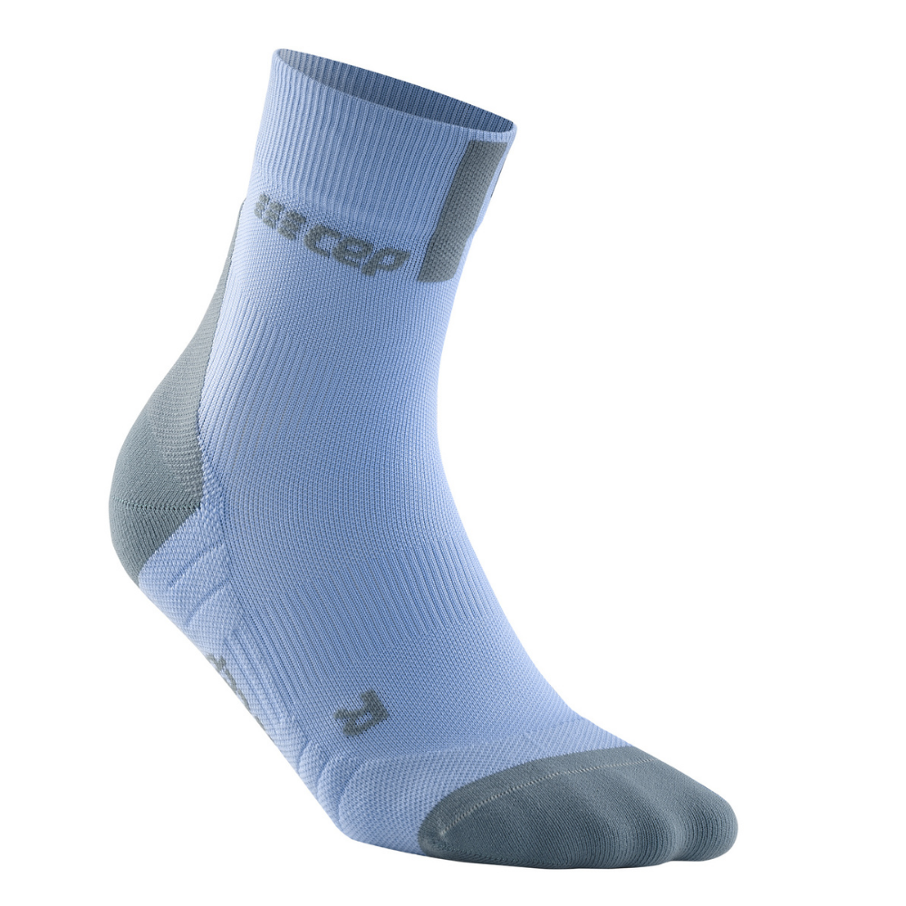 Short Compression Socks 3.0, Women, Sky/Grey - Side View