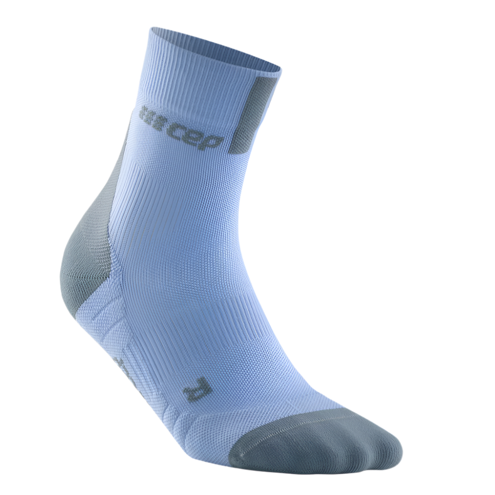 Short Compression Socks 3.0, Women, Sky/Grey - Side View
