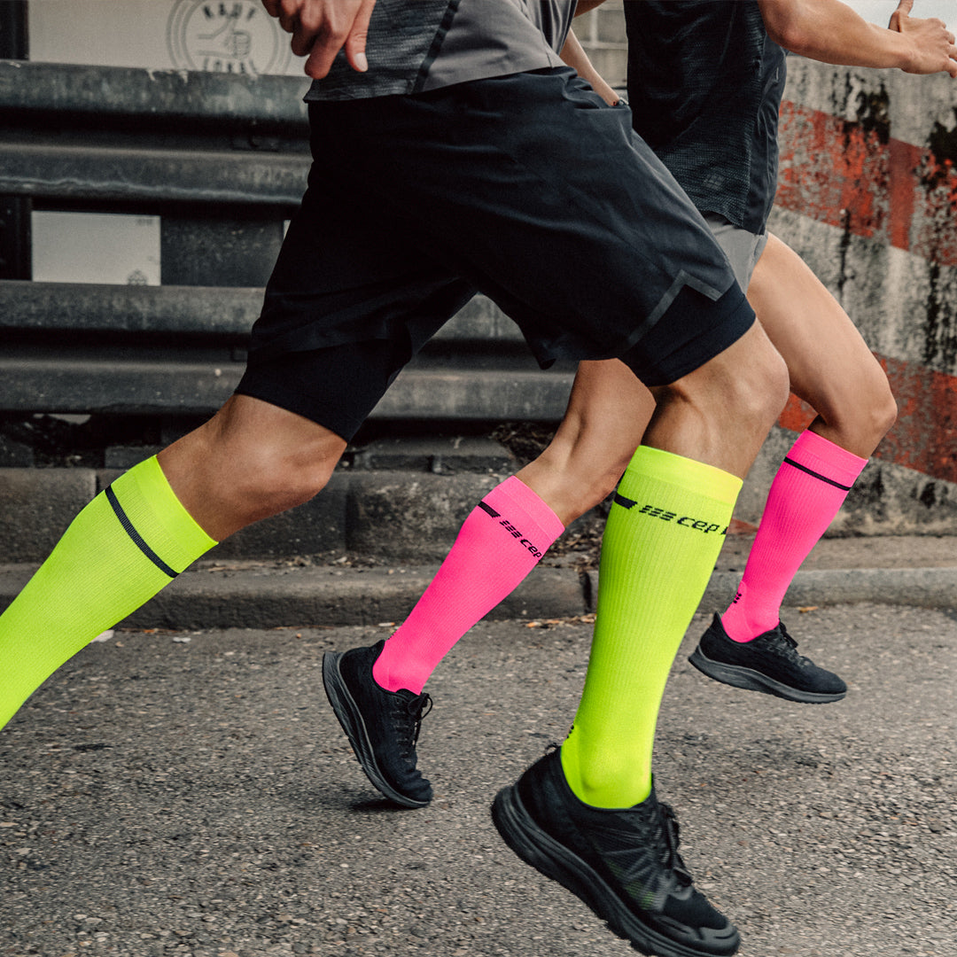 Neon Tall Compression Socks, Women