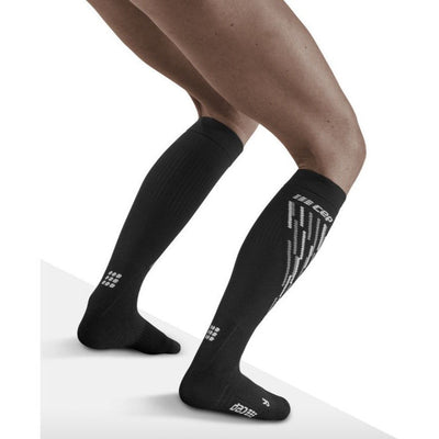 Ski Thermo Socks, Women, Black/Anthracite - Back View Model