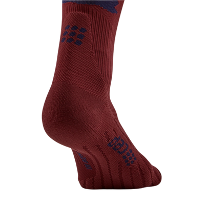 Camocloud Compression Tall Socks, Women, Pink/Peacoat, Foot Detail
