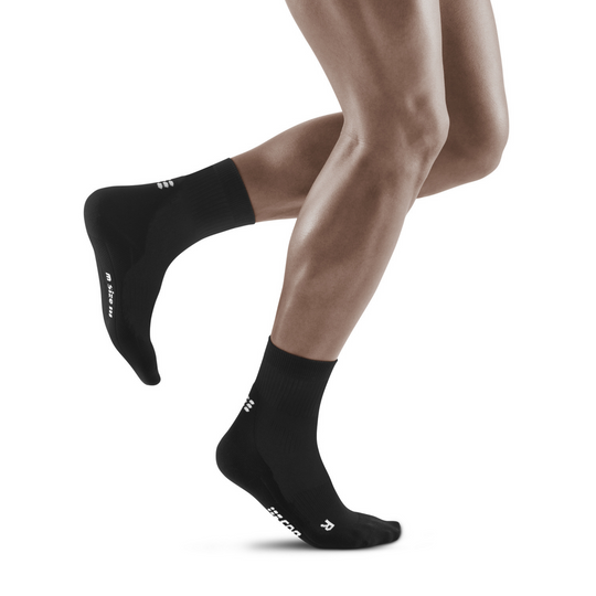 Κλασικές κάλτσες συμπίεσης μέσης κοπής, ανδρικές, μαύρες