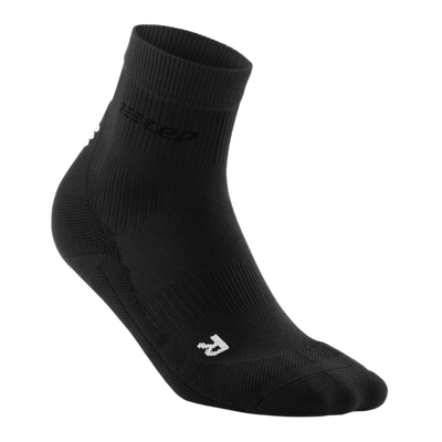 Classic Mid Cut Compression Socks, Women, Black, Front View