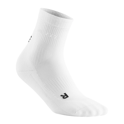 Classic Mid Cut Compression Socks, Women, White, Front View