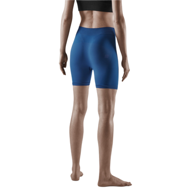 Cold Weather Base Shorts, Women, Royal Blue, Back View Model