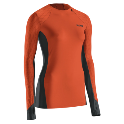 Cold Weather Shirt, Women, Dark Orange, Front View