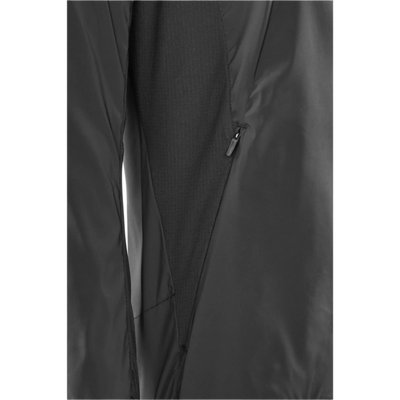 Cold Weather Windbreaker, Men, Black, Zipper Detail