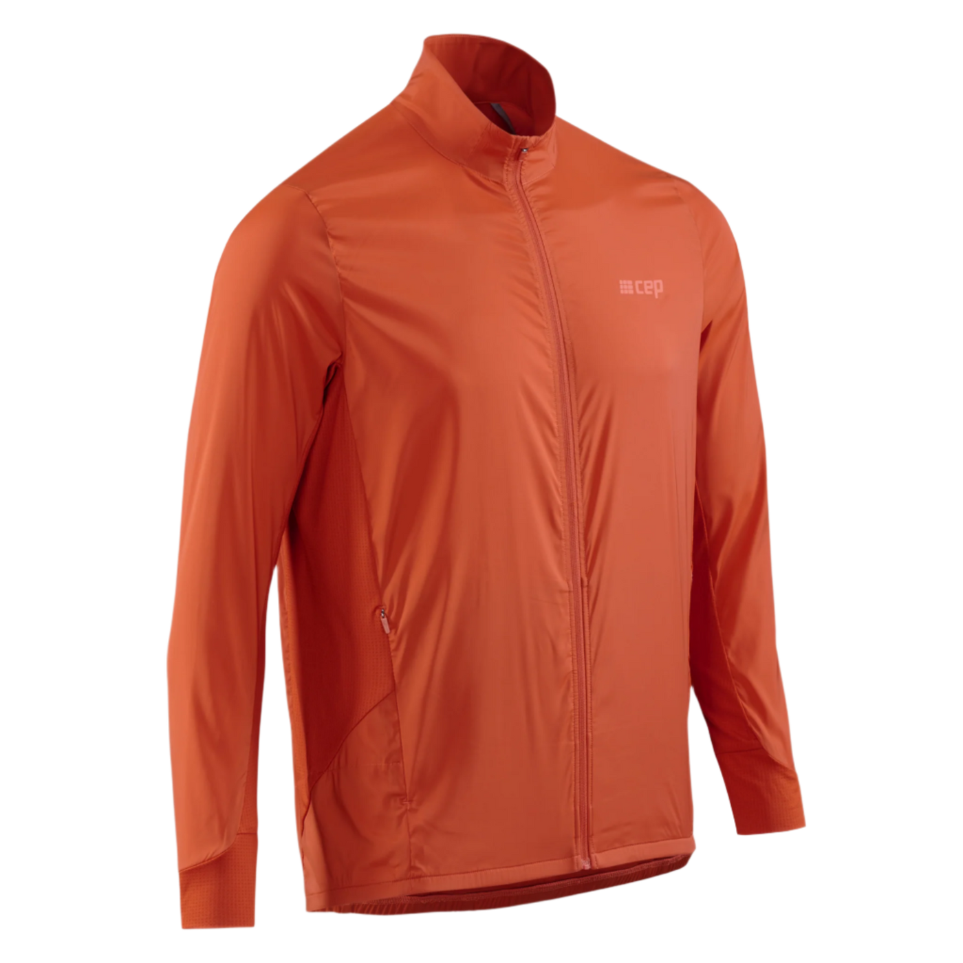 Cold Weather Windbreaker, Men, Dark Orange, Front View