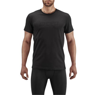 Crew Short Sleeve Shirt, Men, Black