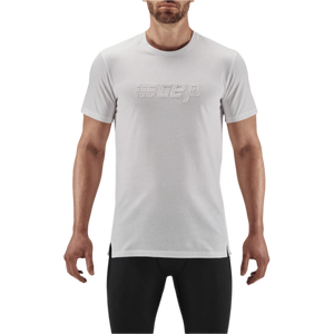 Camisa manga curta da tripulação, homem, branca