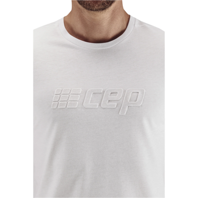 Crew Short Sleeve Shirt, Men, White, Front Detail
