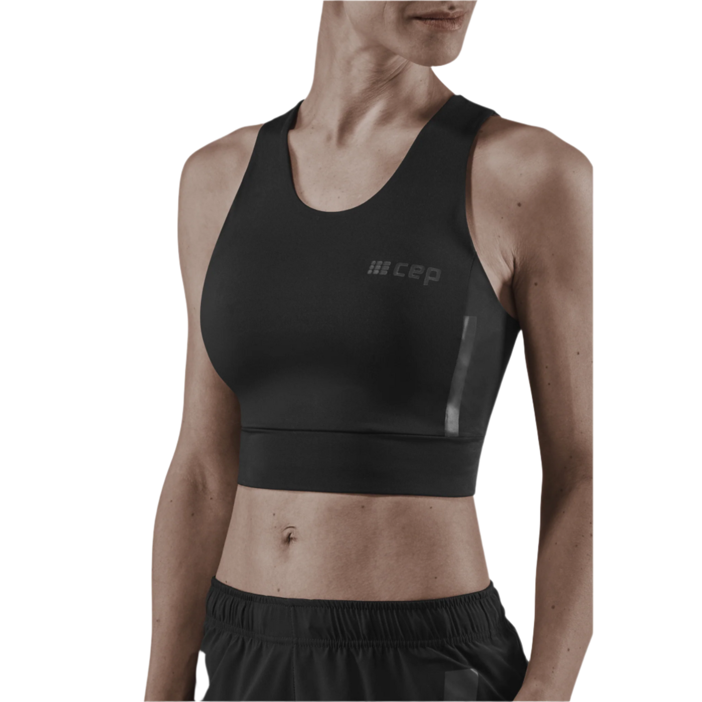 Training Crop Top, Women, Black