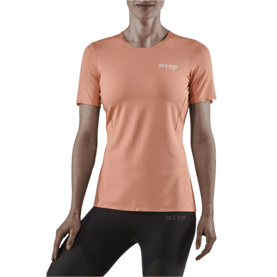 Run Short Sleeve Shirt, Women, Rose