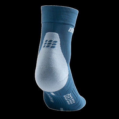 Short Compression Socks 3.0, Women, Blue/Grey - Back Alternate View