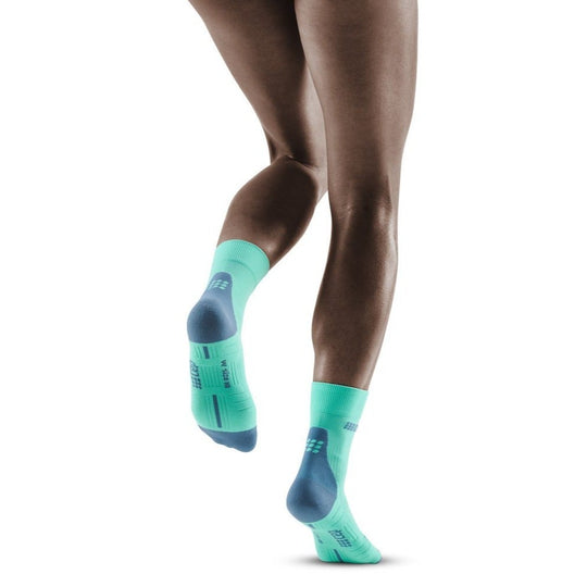 Short Compression Socks 3.0, Women, Mint/Grey - Back View