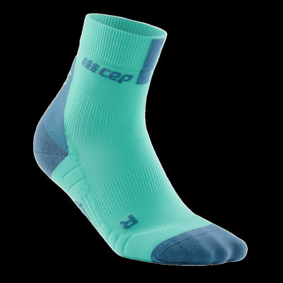 Short Compression Socks 3.0, Women, Mint/Grey - Side View