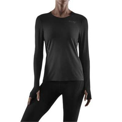 Run Long Sleeve Shirt, Women, Black