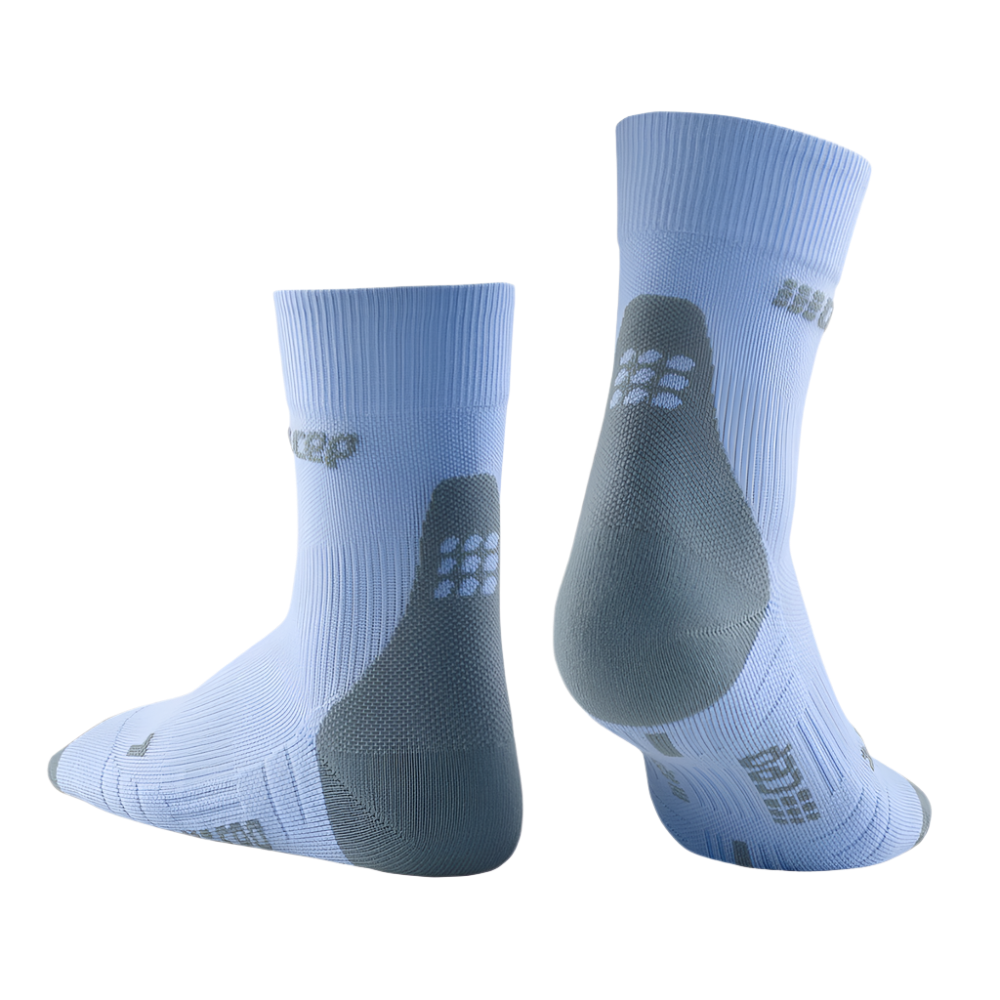 Short Compression Socks 3.0, Women, Sky/Grey - Back Alternate View