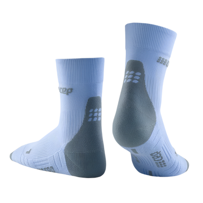 Short Compression Socks 3.0, Women, Sky/Grey - Back Alternate View