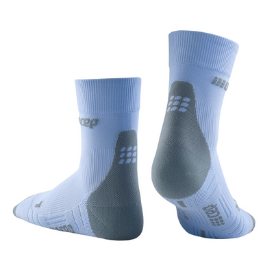 Short Compression Socks 3.0, Women, Sky/Grey - Back Alternate View