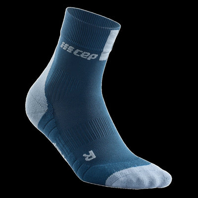 Short Compression Socks 3.0, Women, Blue/Grey - Side View