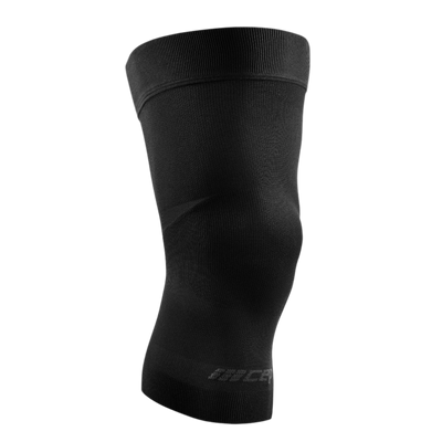 Light Support Knee Sleeve, Black-Light, Front View