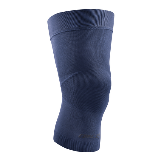 Light Support Knee Sleeve, Blue-Light, Front View