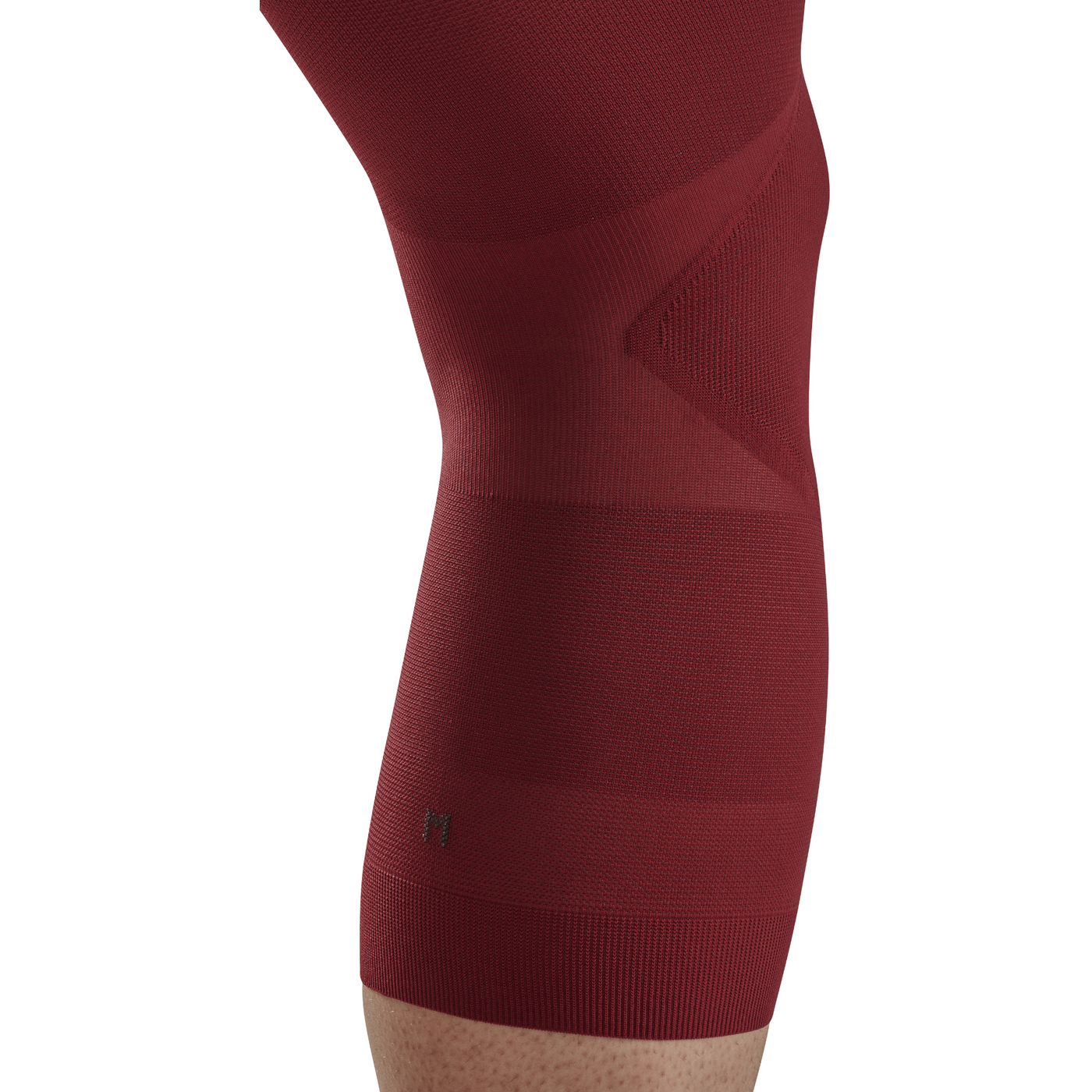 Light Support Knee Sleeve, Red-Light, Back Detail View