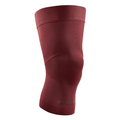 Light Support Knee Sleeve, Red-Light, Front View
