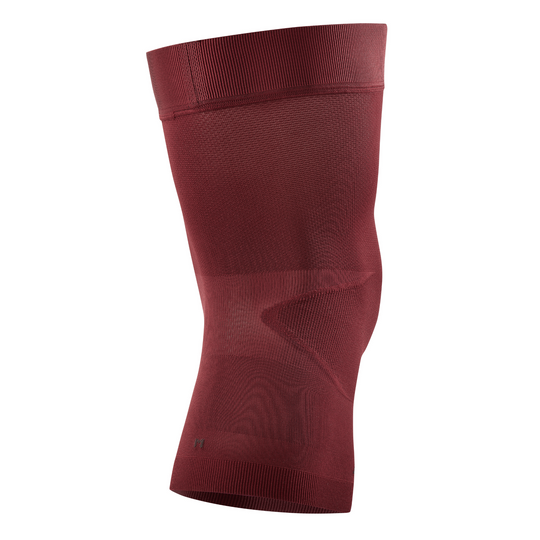 Light Support Knee Sleeve, Red-Light, Back View