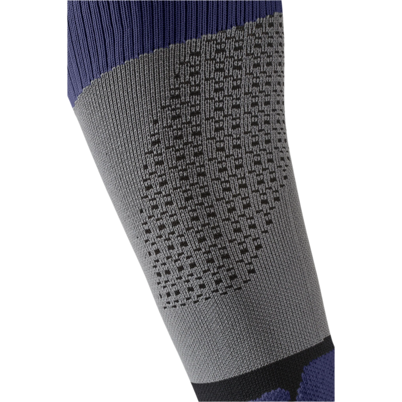 Hiking Max Cushion Tall Compression Socks, Women, Grey/Purple, Sock Details