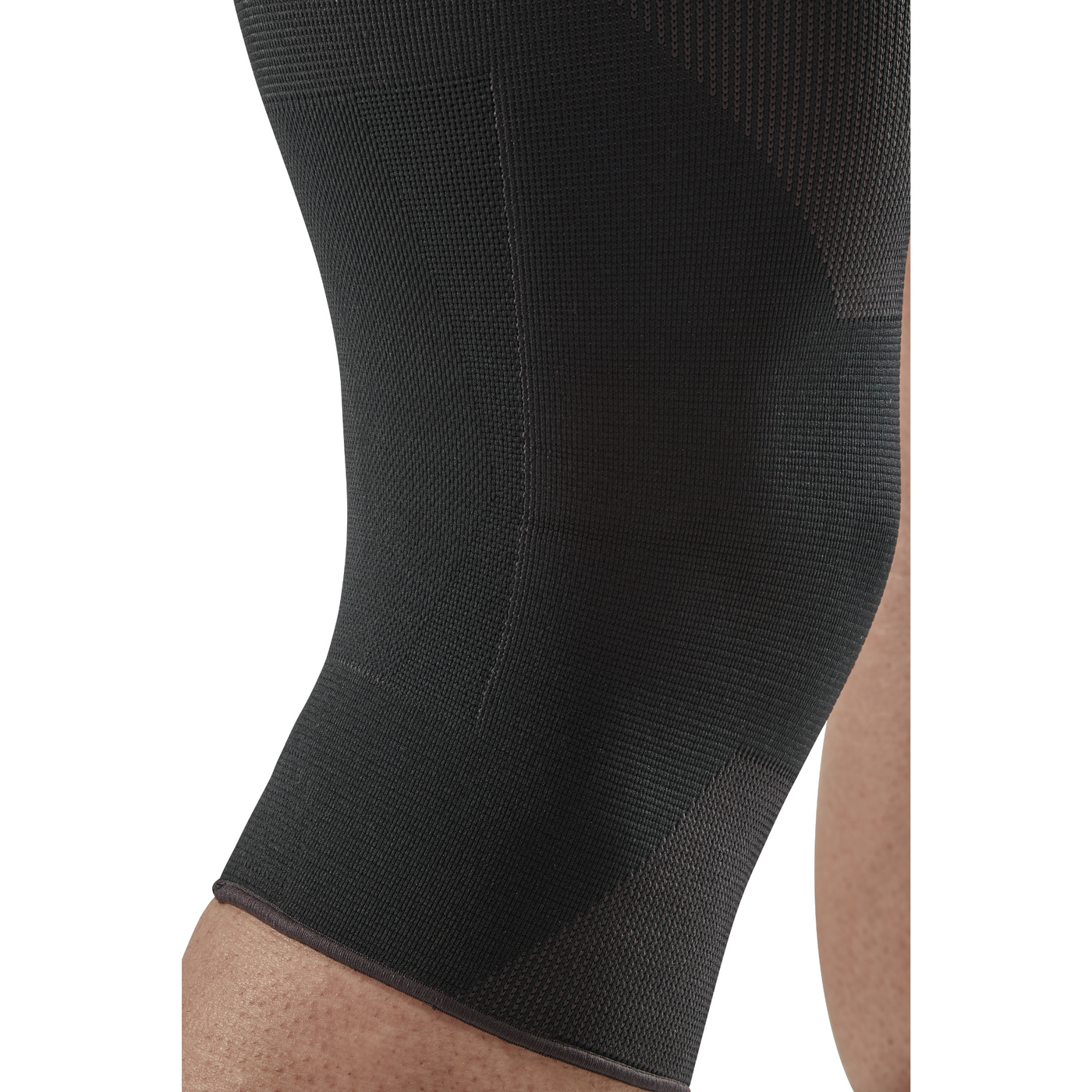Mid Support Knee Sleeve, Black-Mid, Back Detail View