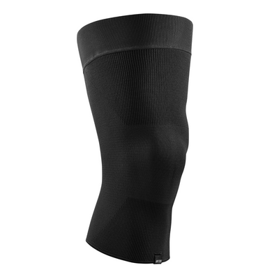 Mid Support Knee Sleeve, Black-Mid, Front View