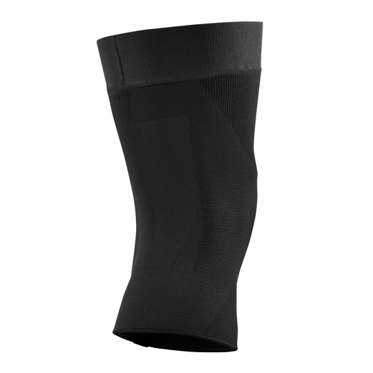 Mid Support Knee Sleeve, Black-Mid, Back View
