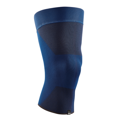 Mid Support Knee Sleeve, Blue-Mid, Front View