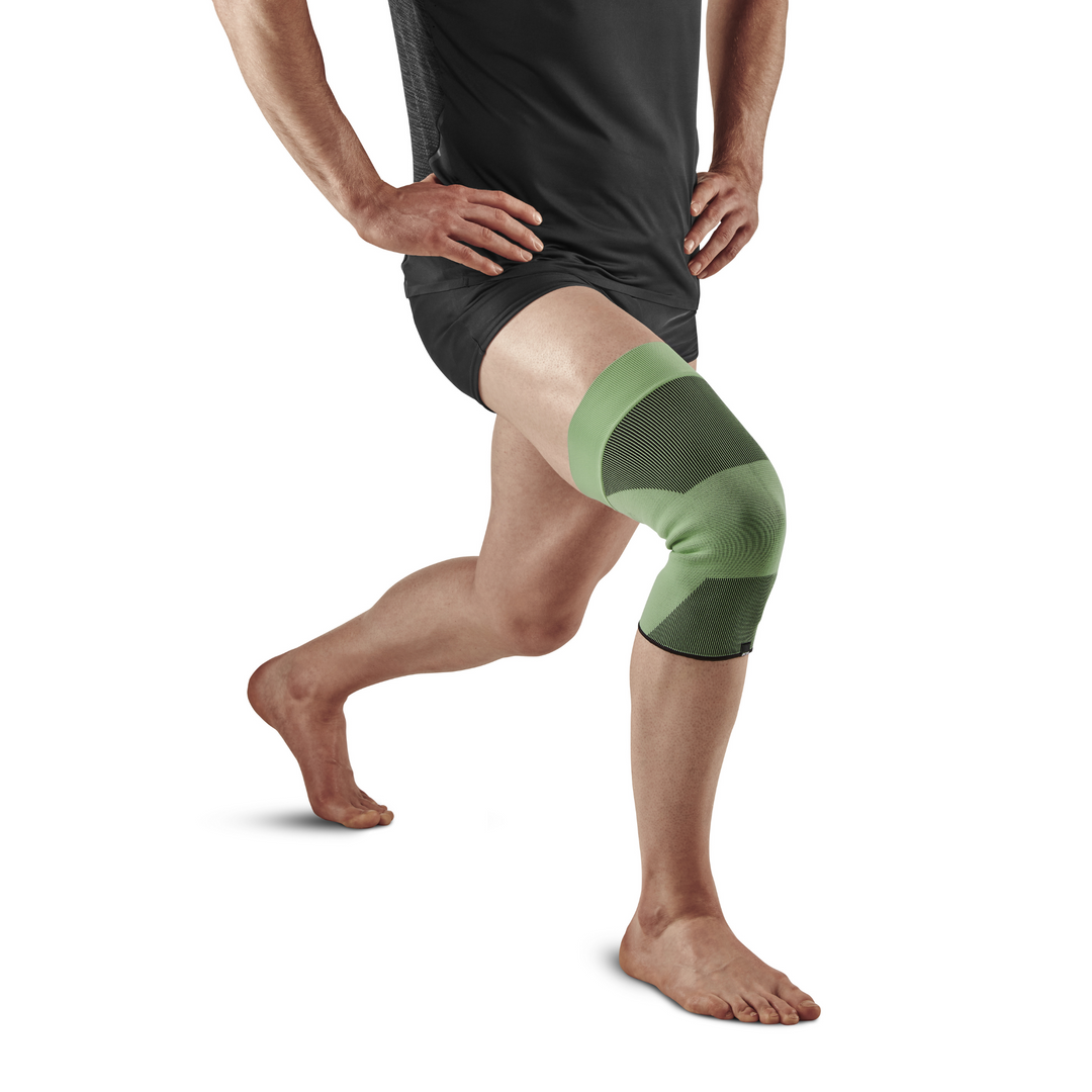 Μεσαία στήριξη μανίκι γόνατο, πράσινο-μεσαίο