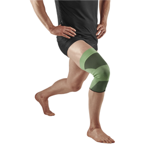 Mid Support Knee Sleeve, Green-Mid